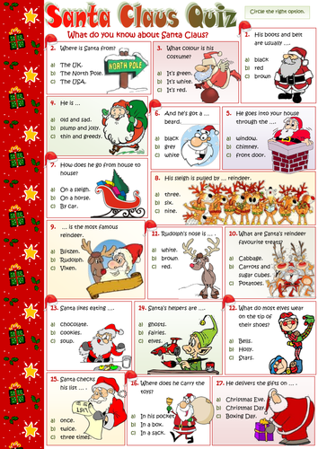 Christmas Quiz | Teaching Resources