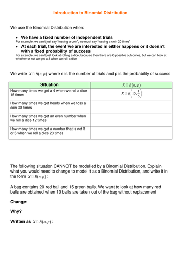 Binomial Distribution