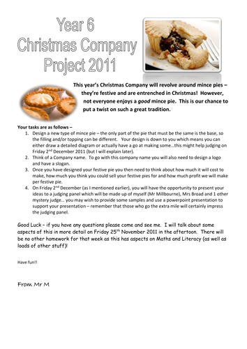 Christmas Company Project