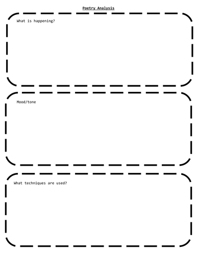 Poetry worksheets by - UK Teaching Resources - TES
