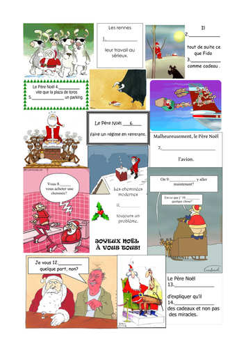 French (MFL) Father Christmas jokes 2