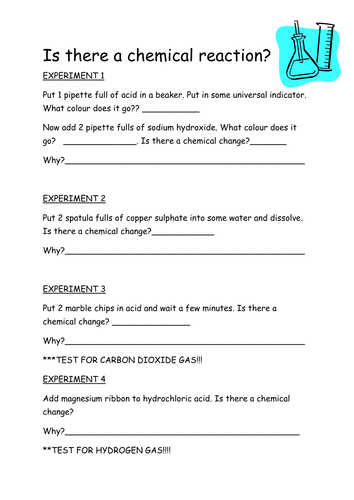Is there a chemical reaction?