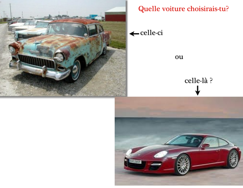 Celui-ci ou celui-là? Celle-ci ou celle-là?