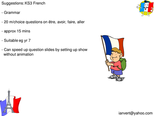 French verbs quiz 1
