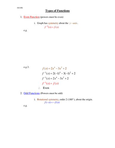 types-of-functions-teaching-resources