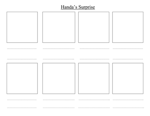 Handa's Surprise storyboard