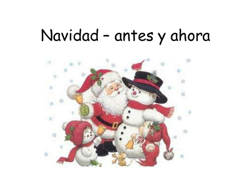 Navidad antes y ahora