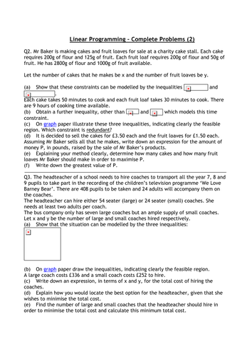 Linear Programming Problem 2