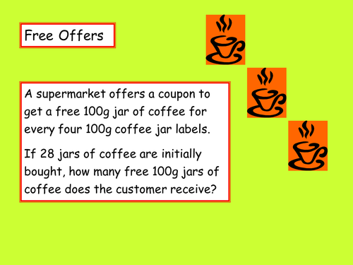 Starter - Free Offers Coffee Jars
