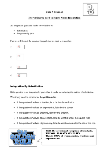 Integration - The essentials