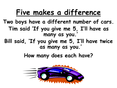 Starter - Five makes a difference