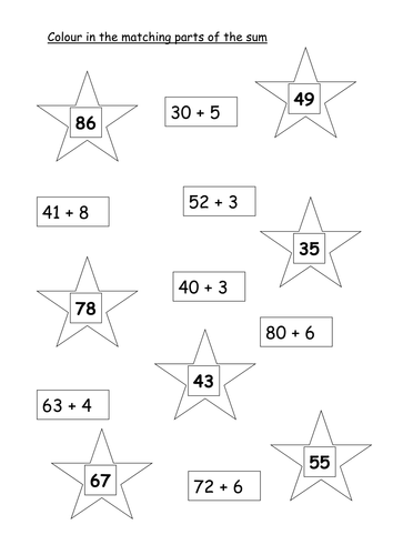 Addition matching activity | Teaching Resources