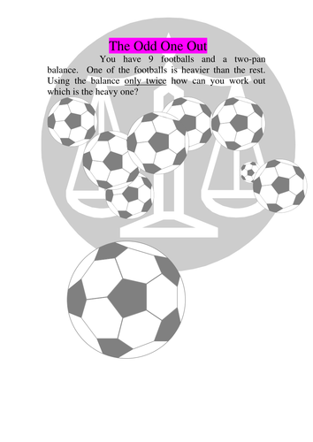 Starter - Odd One Out