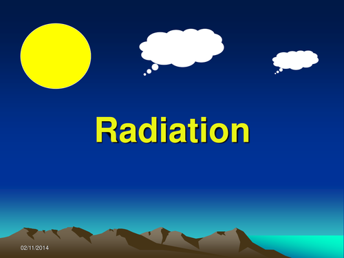 Radiation missing word PPT