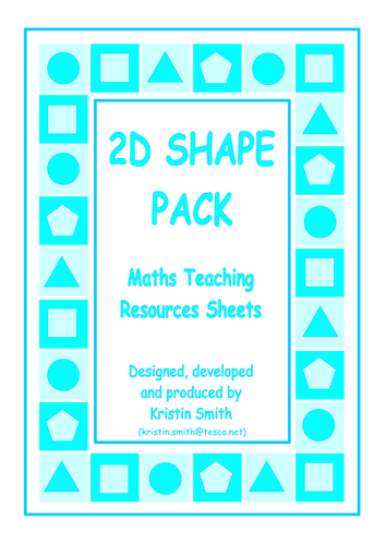 Matching Cards - 2D Shapes Pack