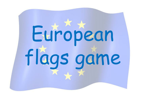 European flags game
