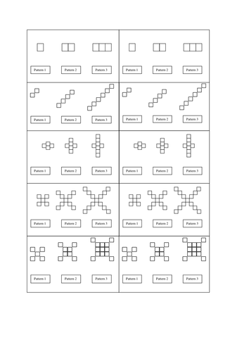 Matching Cards - Sequence Patterns