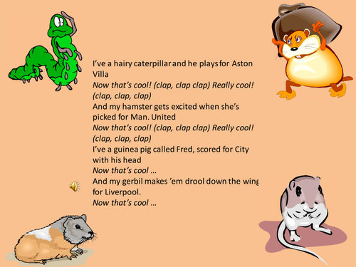 Illustrated lyrics for children’s songs Fantasy--'