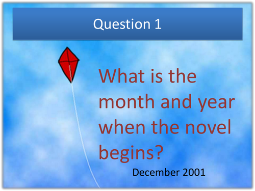 'The Kite Runner' Quiz