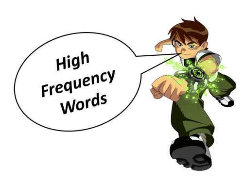 Reception High Frequency Words