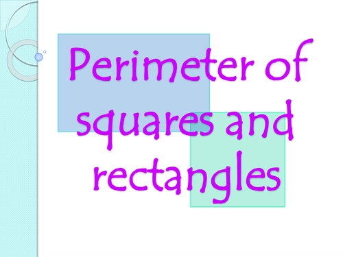 Presentation - how to measure perimeter
