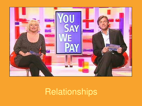 Relationships you say we pay
