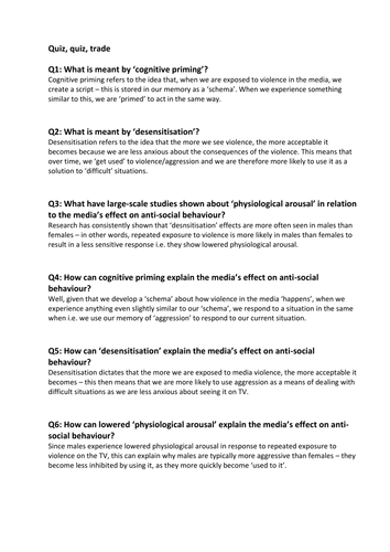 Media Quiz Quiz Trade