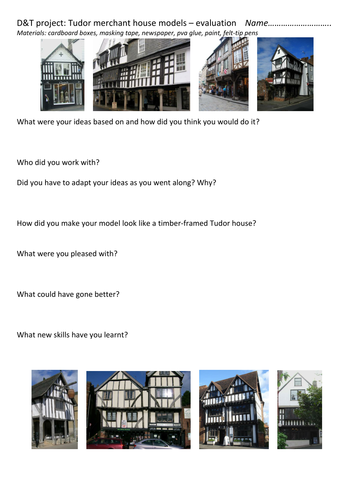 Tudor discount houses ks2