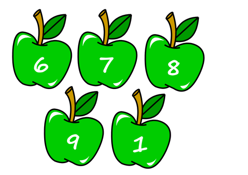 Numbered fruit | Teaching Resources