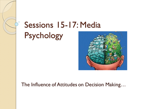 Attitude and Decision Making Powerpoint
