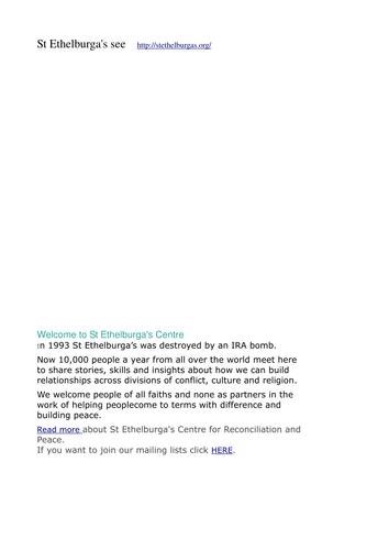 St Ethelburga's Centre for Peace + Reconcilliation