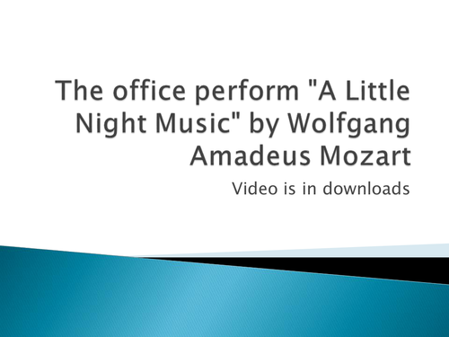 Incredible office orchestral performance