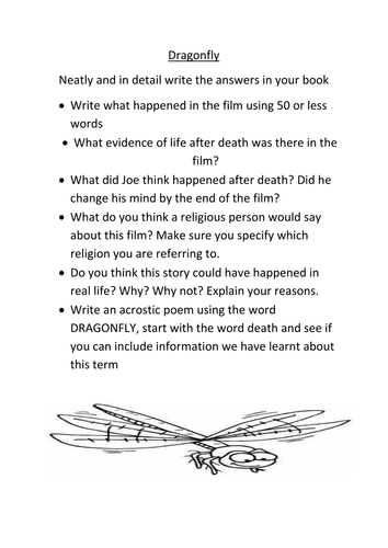 Dragonfly     Life,Death, media