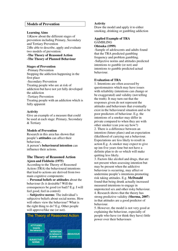 Models of Prevention