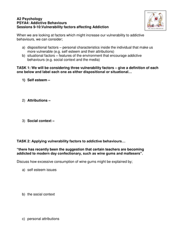 Factors of Vulnerability