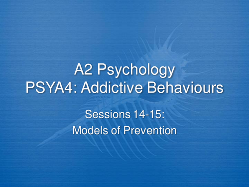 Models of Prevention Power Point