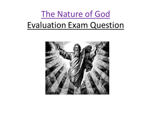 The Nature of God: assessment question