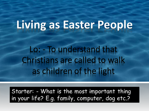 Living as Easter People