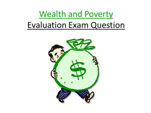Religion, Poverty and Wealth: evaluation question