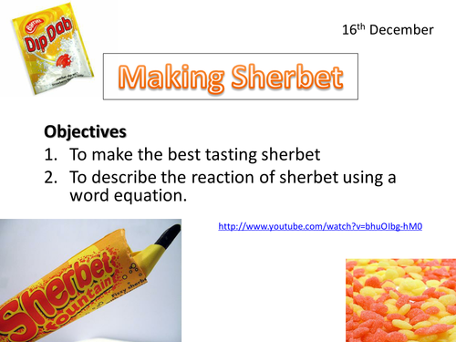 making sherbet