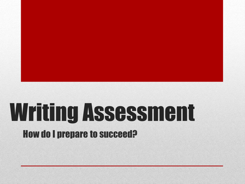 Y9 Writing Assessment Guide
