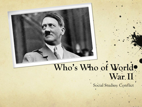 Who's Who of World War II