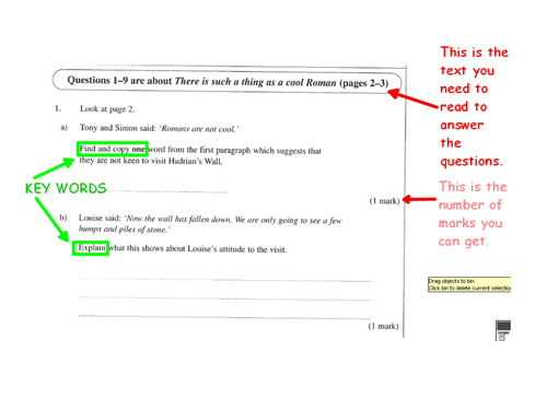 Reading assessment: Making it Real powerpoint