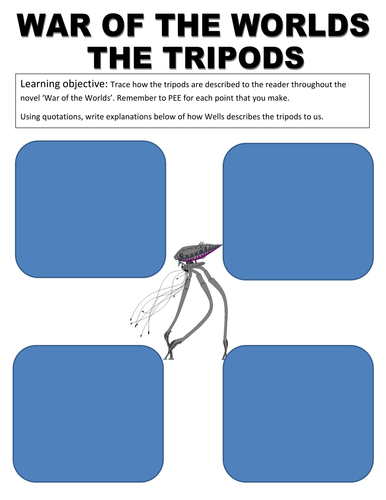 War of the worlds:Tracing description of tripods