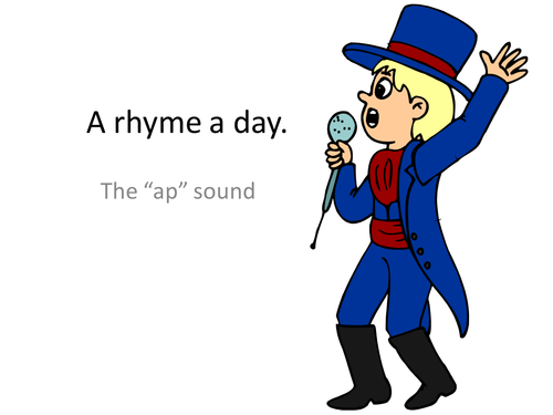 Animated rhyme  to read using the  ap sound