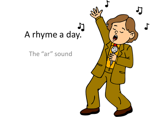 Animated rhyme  to read using the  ar sound