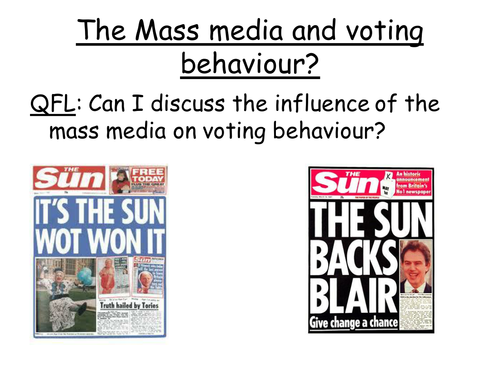 Mass media and voting
