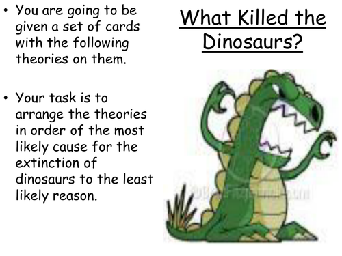 What killed the dinosaurs