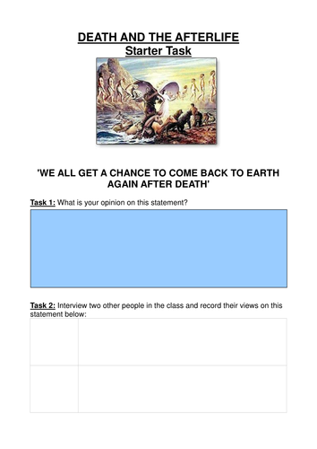 Reincarnation starter task