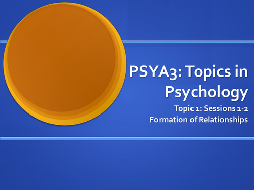 Formation Power point